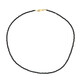 Collar en plata con Espinela negra