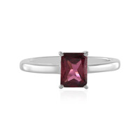 Anillo en plata con Turmalina rosa de Nigeria