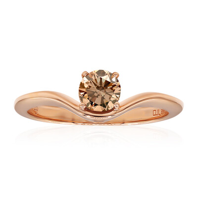 Anillo en oro con Diamante rosa de Francia de Argyle VS1 (Annette)