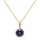 Collar en oro con Tanzanita AAA (CIRARI)