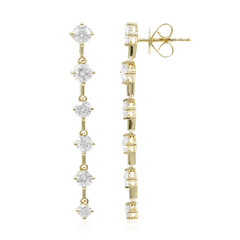 Pendientes en oro con Diamante I1 (H)  (CIRARI)