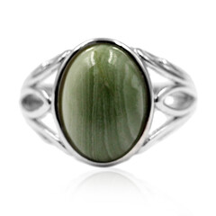 Anillo en plata con Serpentina