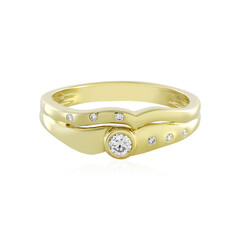 Anillo en oro con Diamante limpio a lupa F (LUCENT DIAMONDS)