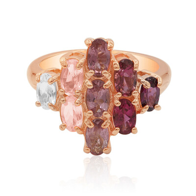 Anillo en plata con Rodolita