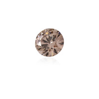 Piedra preciosa con Diamante SI1 chocolate 0.26 ct