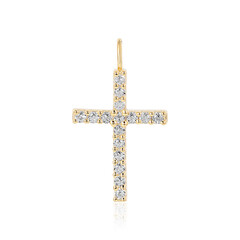 Colgante en plata con Topacio blanco