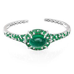 Brazalete en oro con Esmeralda de Zambia AAA (de Melo)