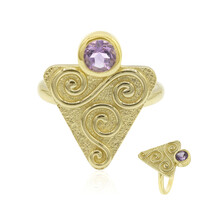 Anillo en plata con Amatista