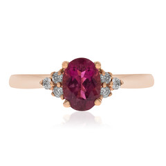 Anillo en oro con Rubelita