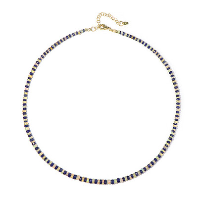 Collar en plata con Zafiro azul