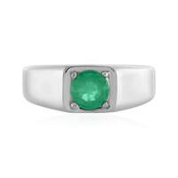 Anillo en plata con Esmeralda de Colombia