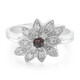 Anillo en plata con Rubí de Malawi