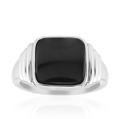 Anillo en plata con Ónix negro