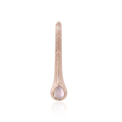 Colgante en plata con Cuarzo rosa (MONOSONO COLLECTION)