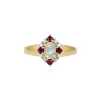 Anillo en plata con Ópalo de Welo