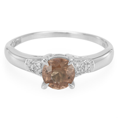 Anillo en plata con Turmalina cuprífera