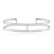 Brazalete en plata con Diamante I3 (J)