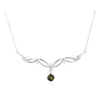 Collar en plata con Turmalina cromada