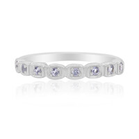 Anillo en plata con Tanzanita