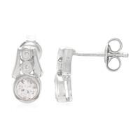 Pendientes en plata con Zafiro de Mozambique