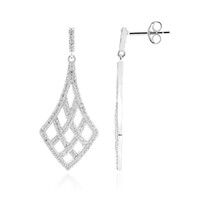 Pendientes en plata con Zircón
