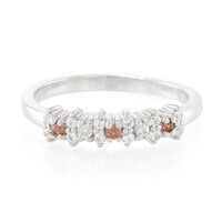 Anillo en plata con Granate de Mozambique