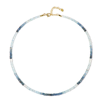 Collar en plata con Aguamarina Santa María