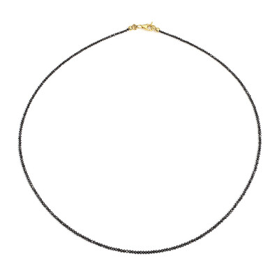 Collar en oro con Diamante negro