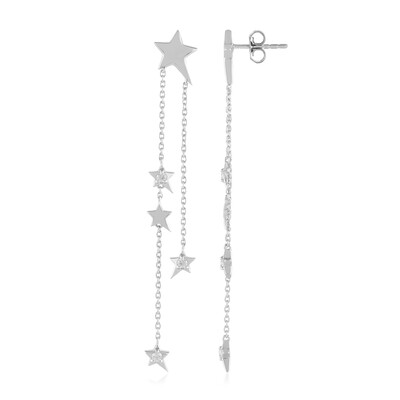 Pendientes en plata con Zircón