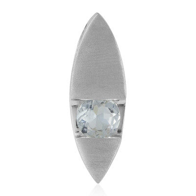 Colgante en plata con Cuarzo blanco (MONOSONO COLLECTION)
