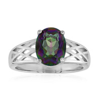 Anillo en plata con Cuarzo místico