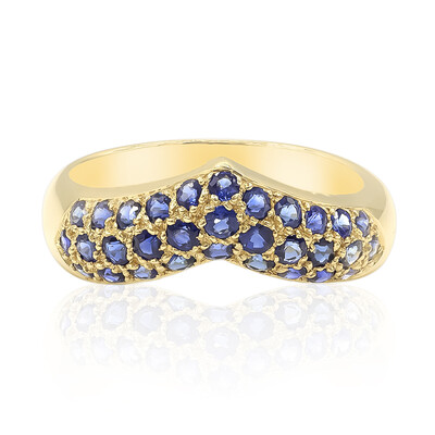 Anillo en oro con Zafiro azul (Estée Collection)