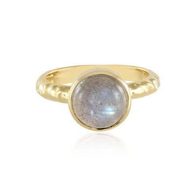 Anillo en plata con Labradorita
