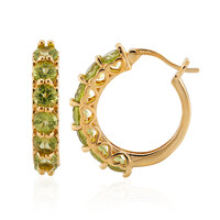 Pendientes en plata con Peridoto de Birmania