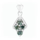 Colgante en plata con Diamante fantasía