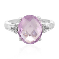 Anillo en plata con Amatista Rosa de Francia