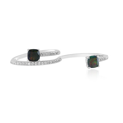 Anillo en plata con Ópalo de Mezezo (de Melo)