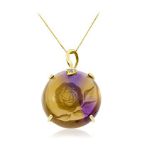 Collar en oro con Ametrino