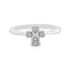 Anillo en plata con I1 (I) Diamante