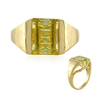 Anillo en plata con Quarzo limón