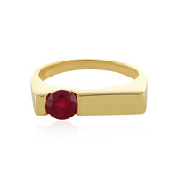 Anillo en plata con Rubí de Madagascar
