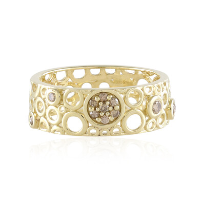 Anillo en oro con Diamante champán I2 (Ornaments by de Melo)