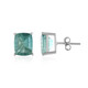 Pendientes en plata con Fluorita verde