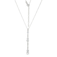 Collar en plata con Topacio blanco (Adela Silber)