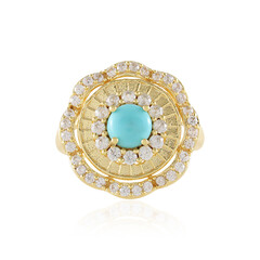 Anillo en plata con Turquesa