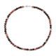 Collar en plata con Rodonita