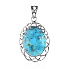Colgante en plata con Turquesa azul del Mohave Kingman (Art of Nature)