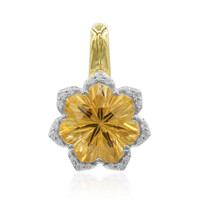 Colgante en oro con Citrino (Glenn Lehrer)