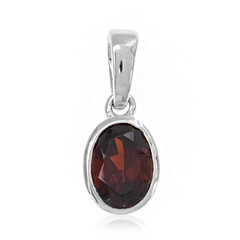 Colgante en plata con Granate de Mozambique
