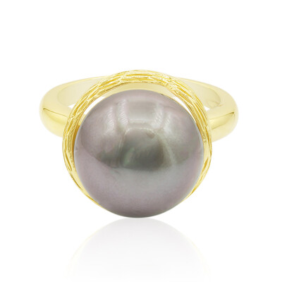 Anillo en plata con Perla cultivada de Tahití (TPC)
